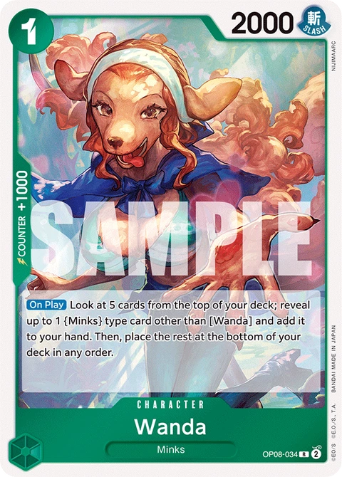 Wanda - One Piece Card Game card