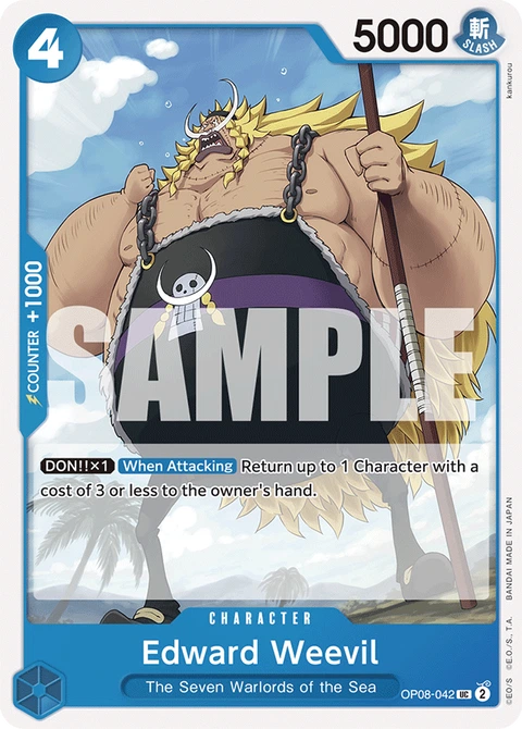 Edward Weevil - One Piece Card Game card