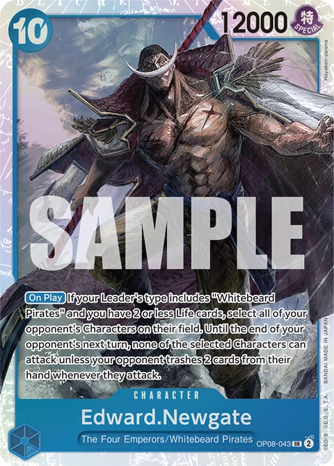 Edward.Newgate - One Piece Card Game card