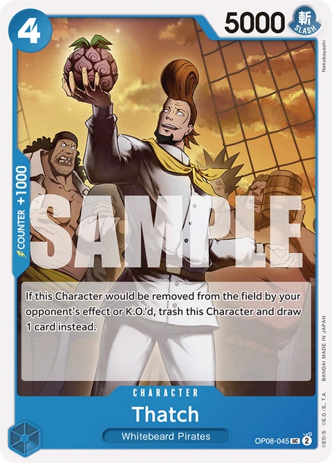 Thatch - One Piece Card Game card