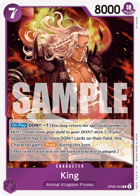 King - One Piece Card Game card