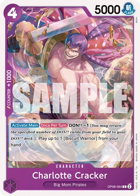 Charlotte Cracker - One Piece Card Game card