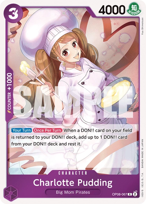 Charlotte Pudding - One Piece Card Game card