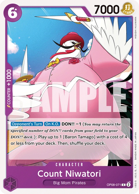 Count Niwatori - One Piece Card Game card
