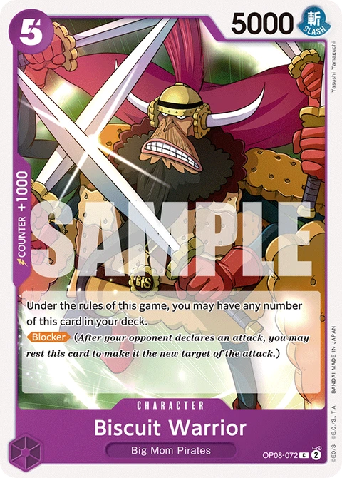 Biscuit Warrior - One Piece Card Game card
