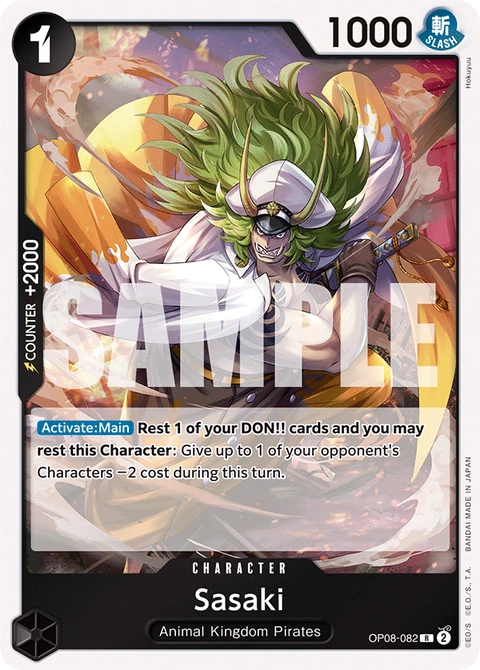 Sasaki - One Piece Card Game card