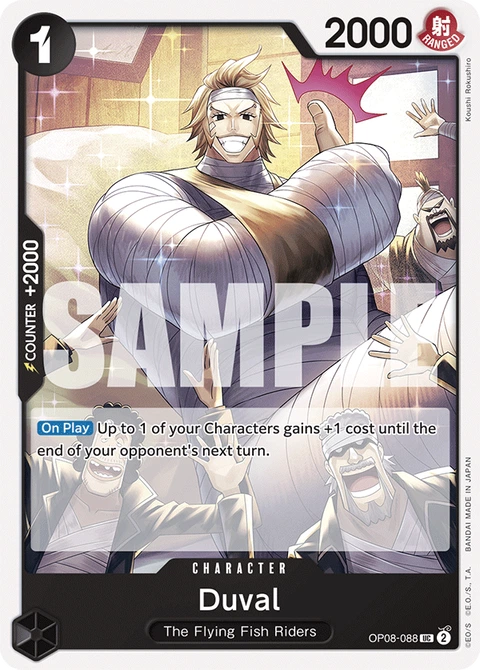 Duval - One Piece Card Game card