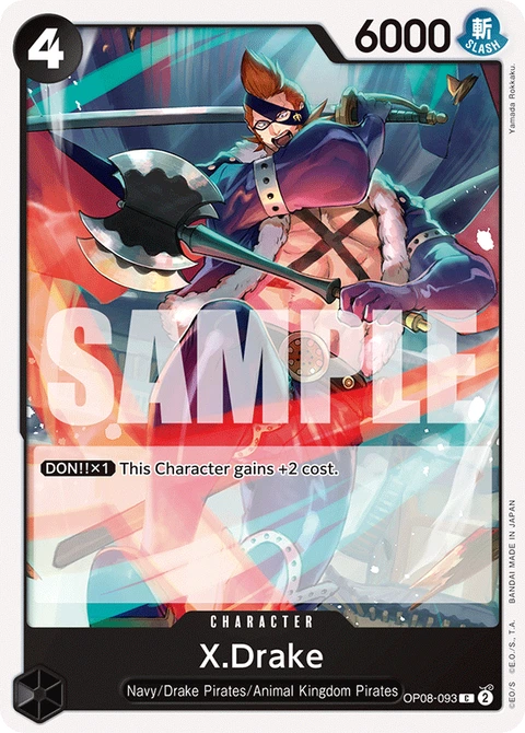 X.Drake - One Piece Card Game card