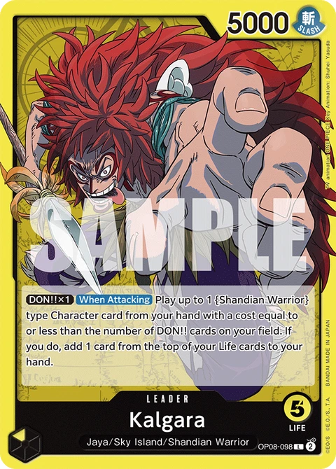 Kalgara - One Piece Card Game card
