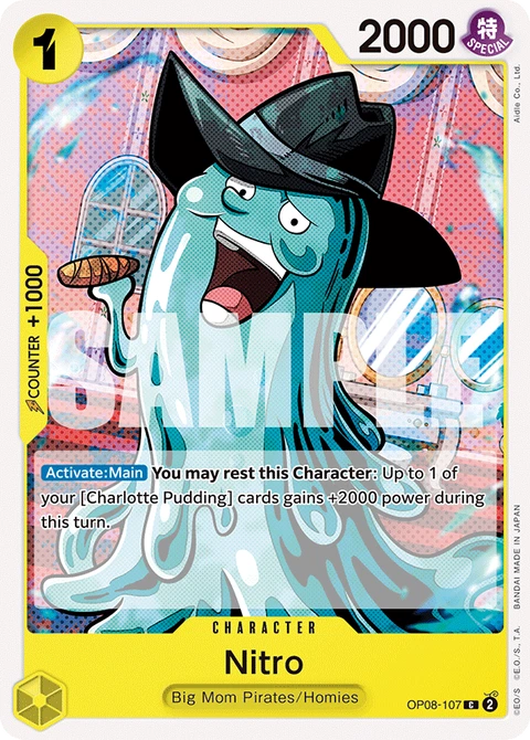 Nitro - One Piece Card Game card