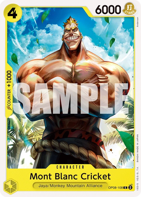 Mont Blanc Cricket - One Piece Card Game card