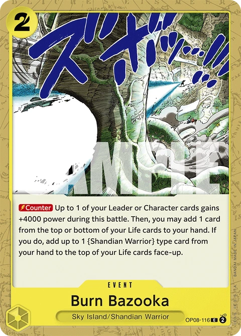 Burn Bazooka - One Piece Card Game card