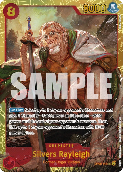 Silvers Rayleigh - One Piece Card Game card