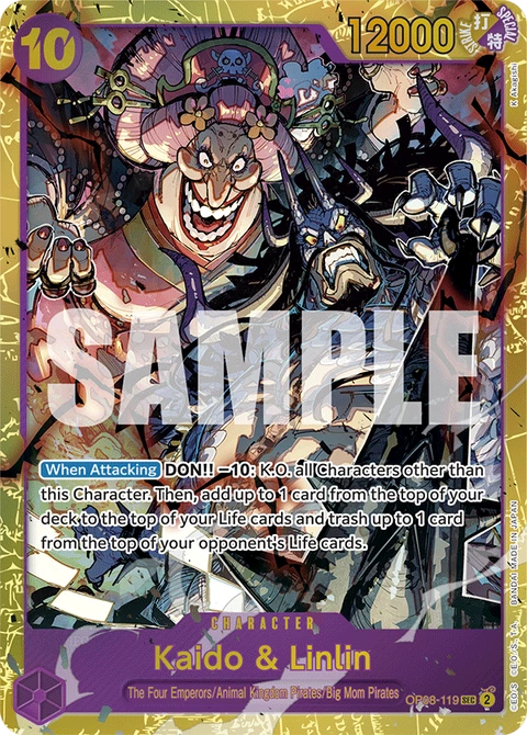 Kaido & Linlin - One Piece Card Game card