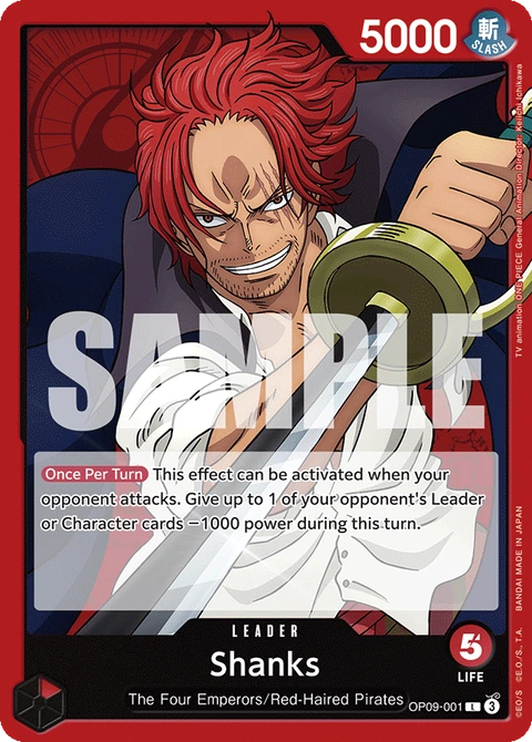 Shanks - One Piece Card Game card