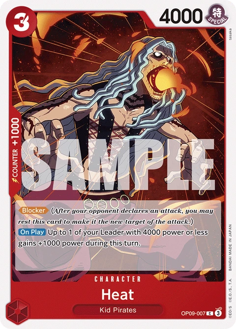 Heat - One Piece Card Game card