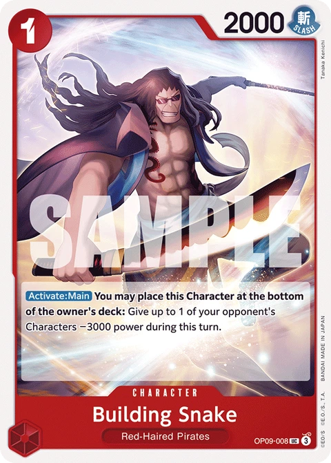 Building Snake - One Piece Card Game card