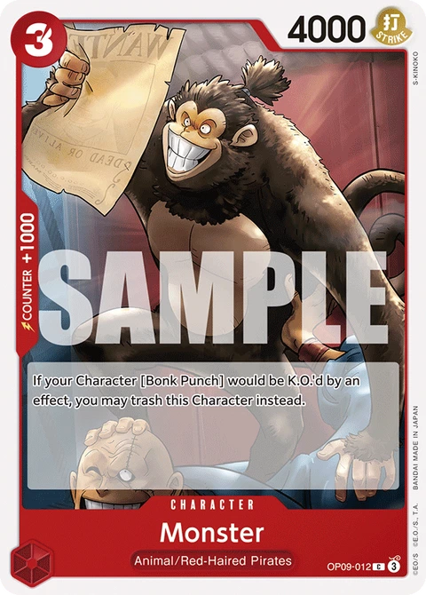Monster - One Piece Card Game card