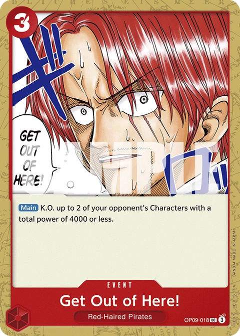 Get Out of Here! - One Piece Card Game card