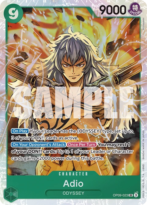 Adio - One Piece Card Game card