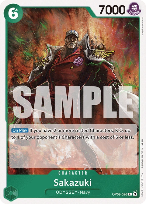 Sakazuki - One Piece Card Game card