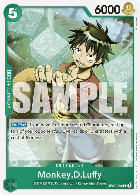Monkey.D.Luffy - One Piece Card Game card