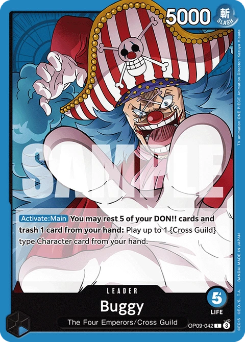 Buggy - One Piece Card Game card
