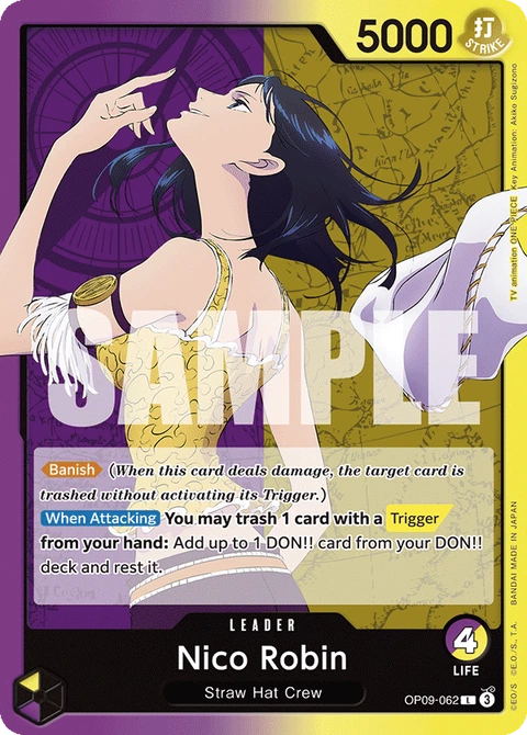 Nico Robin, One Piece Card Game Leader