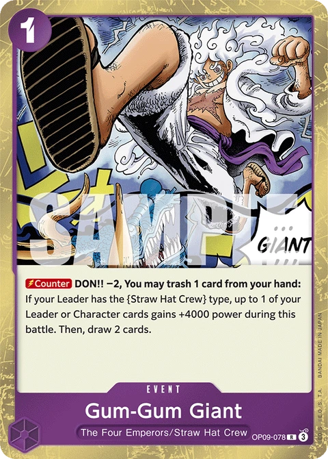 Gum-Gum Giant - One Piece Card Game card