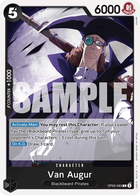 Van Augur - One Piece Card Game card