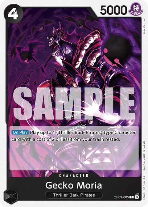 Gecko Moria - One Piece Card Game card