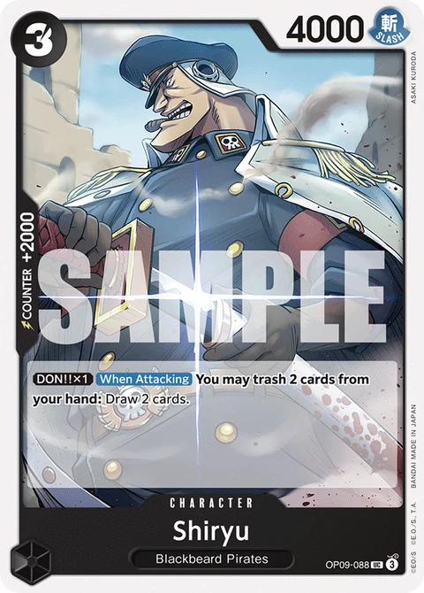 Shiryu - One Piece Card Game card