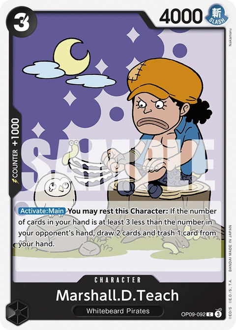 Marshall.D.Teach - One Piece Card Game card