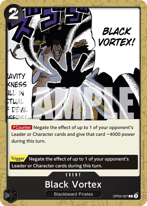 Black Vortex - One Piece Card Game card