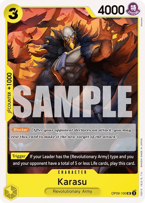 Karasu - One Piece Card Game card