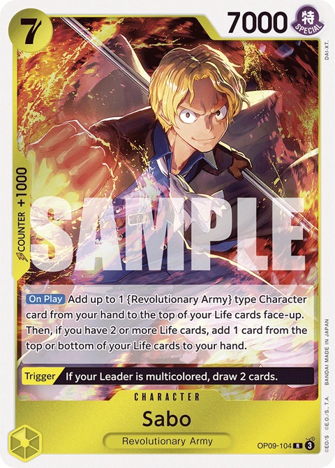 Sabo - One Piece Card Game card
