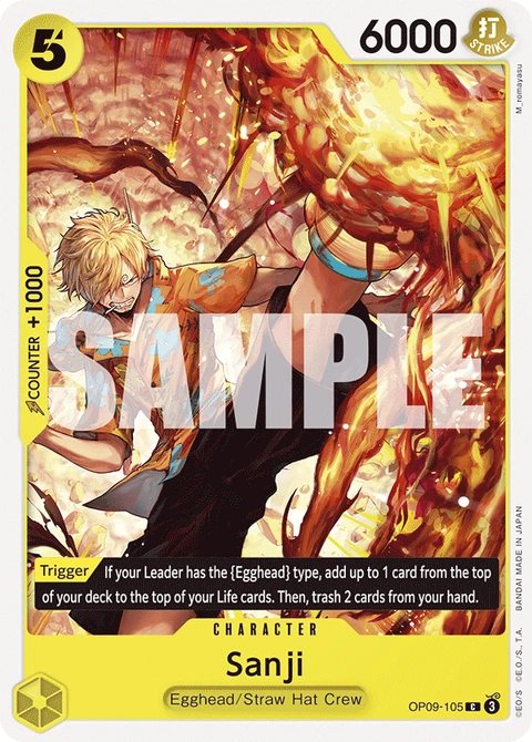 Sanji - One Piece Card Game card
