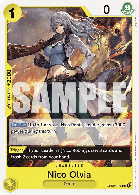 Nico Olvia - One Piece Card Game card