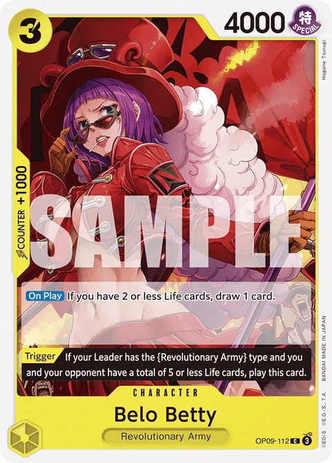 Belo Betty - One Piece Card Game card