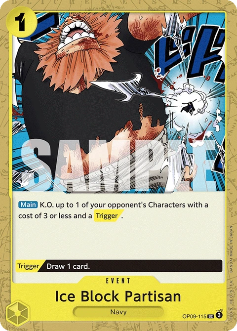 Ice Block Partisan - One Piece Card Game card