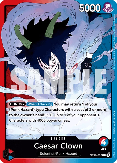 Caesar Clown - One Piece Card Game card