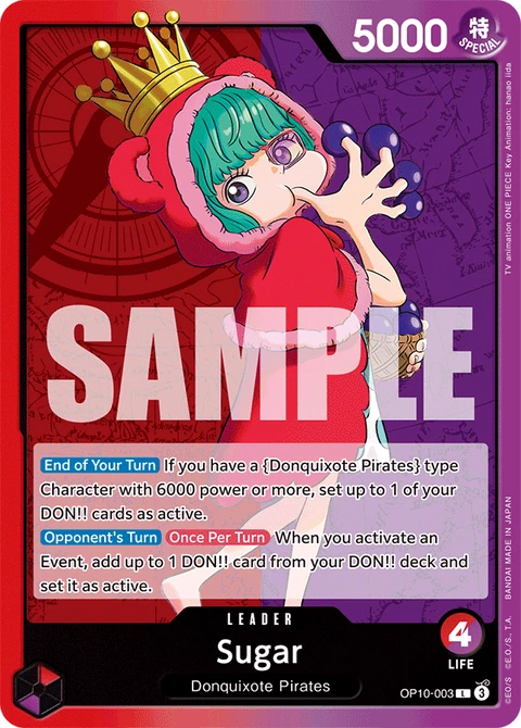 Sugar, One Piece Card Game Leader