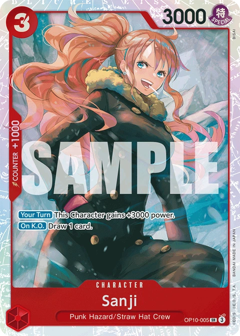Sanji - One Piece Card Game card