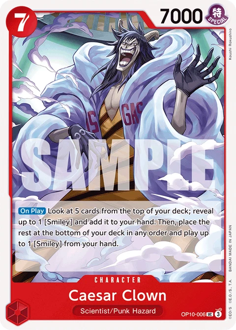 Caesar Clown - One Piece Card Game card
