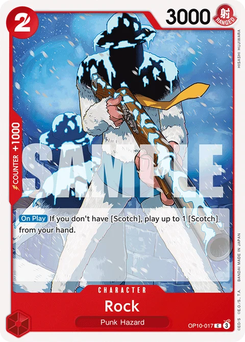 Rock - One Piece Card Game card