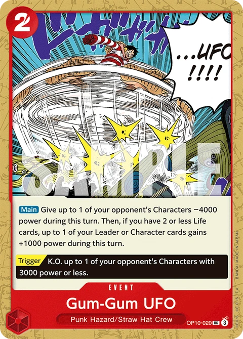 Gum-Gum UFO - One Piece Card Game card
