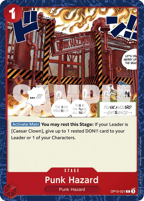 Punk Hazard - One Piece Card Game card