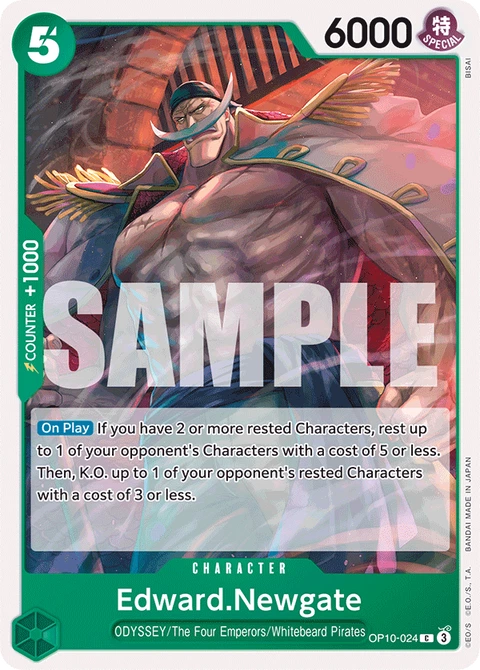 Edward.Newgate - One Piece Card Game card
