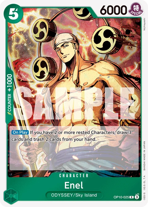 Enel - One Piece Card Game card