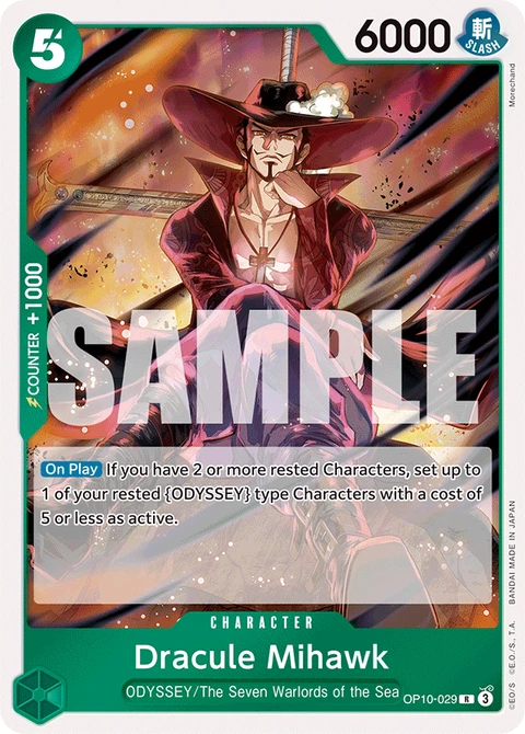 Dracule Mihawk - One Piece Card Game card